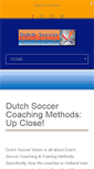 Mobile Screenshot of dutchsoccervision.com
